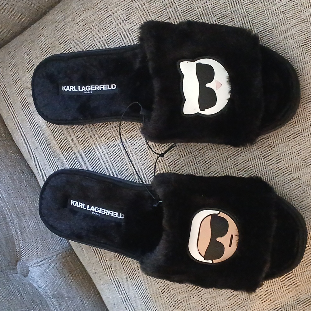 Karl Lagerfeld slippers